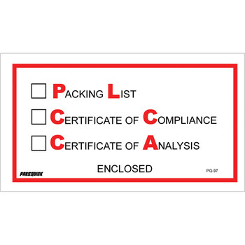 Picture of PL97 Enclosed Envelope. (Main product image)