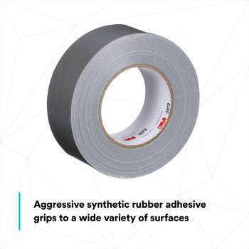 3M 3979 Silver Duct Tape - 48 mm Width x 60 yd Length - 8.0 mil Thick - 64070