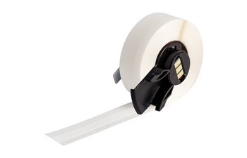 Picture of Brady White Indoor Vinyl Thermal Transfer PTLTB-498-318 Continuous Thermal Transfer Printer Label Roll (Main product image)