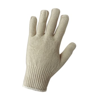Global Glove White Women's Cotton/Polyester Work & General Purpose Gloves - S55-W