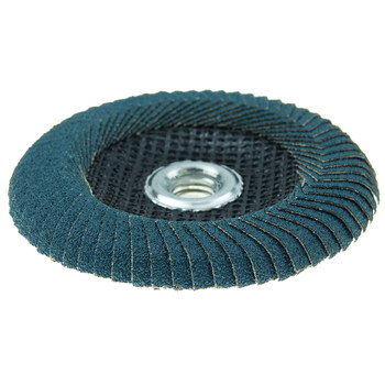 Weiler Tiger Angled Flap Disc 51305 - Zirconium - 4-1/2 in - 80 - Medium