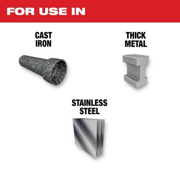 Milwaukee TORCH Reciprocating Saw Blade 48-00-5361 - 7 TPI - 1 in Width x 0.05 in Thick - Carbide Tipped