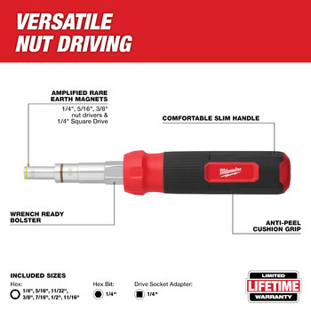 Milwaukee Standard Multi-Nut Driver - Steel - 9 in - 84646