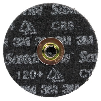3M Scotch-Brite TN Quick Change Surface Conditioning Disc 67155 - 5 in - Precision Shaped Ceramic - 120+ - Coarse