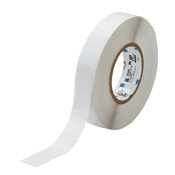 Picture of Brady White Polyimide Thermal Transfer THT-103-487-10 Die-Cut Thermal Transfer Printer Label Roll (Main product image)