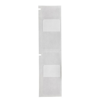 Picture of Brady Black on White, Clear Vinyl Thermal Transfer M4-203-RO-427 Self-Laminating Wrap Around Labels (Main product image)