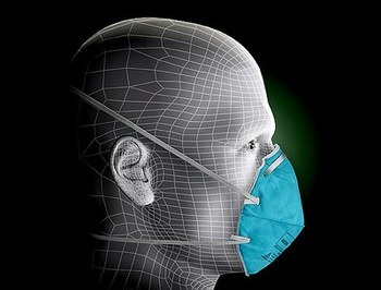 3M N95 Surgical Mask 1860 - Size Universal - Teal - 41942