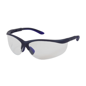 Picture of Bouton Optical Hi-Voltage AC 250-21-0000 Clear Blue Universal Polycarbonate Standard Safety Glasses (Main product image)