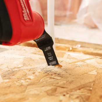 Milwaukee One Fit End Cut Oscillating Wood & Nails Blade IBOAT336-1 - 1.25 in Width x 0.025 in Thick - Bi-metal