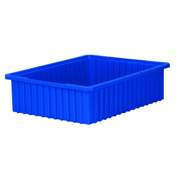 Picture of Akro-Mils 33226 Akro-Grid 0.96 ft, 7.2 gal 40 lb Blue Industrial Grade Polymer Dividable Grid Container (Main product image)
