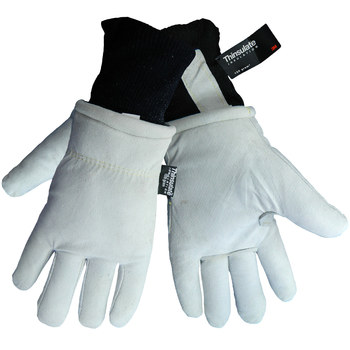 Picture of Global Glove 2800GDC White Small Split Goatskin Leather Cold Condition Gloves (Main product image)