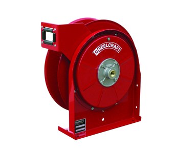 Picture of Reelcraft Industries TW5400 OLPT TW5000 Series 25 ft Red Steel Gas Weld T-Grade Hose Reel (Main product image)