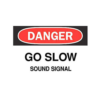 Picture of Brady B-401 Polystyrene Rectangle White English Stop Signs, Traffic Control Signs & Banners Sign part number 25807 (Main product image)