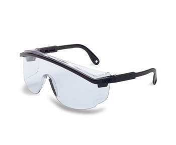 Picture of Uvex Astrospec 3000 Clear Black Polycarbonate Standard Safety Glasses (Main product image)