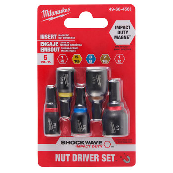 Milwaukee SHOCKWAVE Impact Duty Hex 49-66-4563 Nut Driver Set
