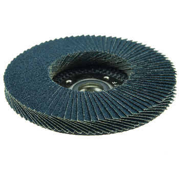 Weiler Big Cat Type 27 Flap Disc 50810 - Zirconium - 4-1/2 in - 80 - Medium