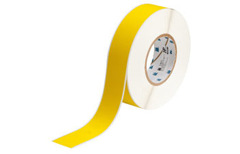 Picture of Brady Yellow Self-Extinguishing PVF Thermal Transfer THT-105-437-YL-SC Continuous Thermal Transfer Printer Label Roll (Main product image)