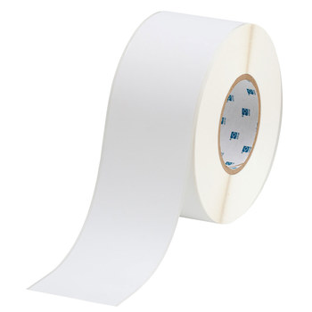 Picture of Brady White Polyester Thermal Transfer THT-21-489 Continuous Thermal Transfer Printer Label Roll (Main product image)