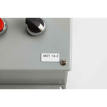 Brady B30EP-176-593-SL Raised Panel Printer Labels - 3 in x 1 in - Polyester - Silver - B-593 - 63385