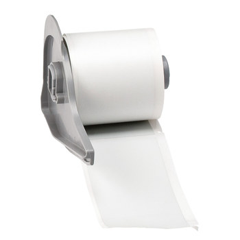 Picture of Brady Silver Polyester Thermal Transfer M71-38-428 Die-Cut Thermal Transfer Printer Label Roll (Main product image)