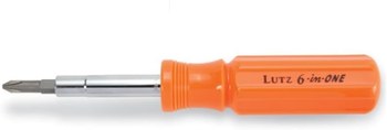 Lutz 6-in-One Screwdriver, Chrome Vanadium Steel | RSHughes.com