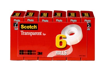 Picture of 3M Scotch 600K6 Box Sealing Tape 52787 (Main product image)