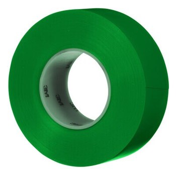 3M 971 Green Durable Floor Marking Tape - 2 in Width x 36 yd Length - 17 mil Thick - 40996