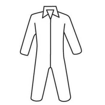 Picture of West Chester 3600 White 3XL Polyethylene/Polypropylene Disposable General Purpose & Work Coveralls (Main product image)