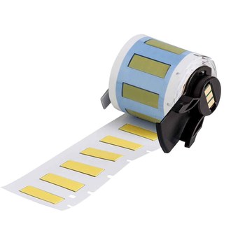 Picture of Brady PermaSleeve Yellow Polyolefin Thermal Transfer M6-187-1-342-YL Heat Shrink Wire & Cable Labels (Main product image)