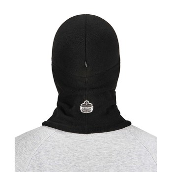 Ergodyne N-Ferno 6893ZI Black Universal Fleece Cold Weather Balaclava Hood - 720476-16893