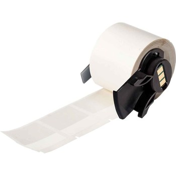 Picture of Brady M610 White, Clear Vinyl Thermal Transfer M6-32-417 Self-Laminating Wire & Cable Labels (Main product image)