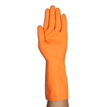 Ansell AlphaTec 87-208 9 Natural Rubber Latex Chemical-Resistant Gloves - 87208VP090