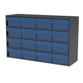 Picture of Akro-Mils AD3511CAST2 Akrodrawers 120 lb Charcoal Gray Powder Coated, Textured Stackable Cabinet (Main product image)
