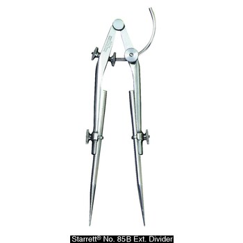 Picture of Starrett 8 in (200mm) Carpenters and Sheet Metal Workers Extension Divider with Caliper Legs 85B (Main product image)