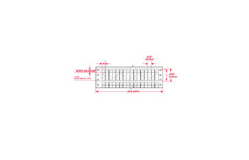 Brady Datab DAT-33-292-1 Dot Matrix Printer Label - 0.5 in x 1.437 in - Vinyl - Clear / White - B-292 - 28432