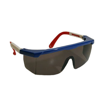 Picture of Bouton Optical Hi-Voltage ARC 250-24-00 Gray Blue/Red/White Universal Polycarbonate Standard Safety Glasses (Main product image)