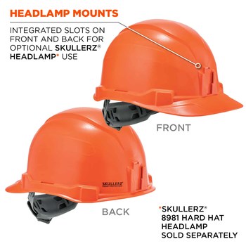 Ergodyne Skullerz Hard Hat 8970 60141 - Orange