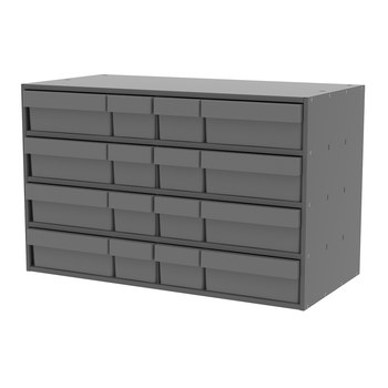 Picture of Akro-Mils AD3517CAST2 Akrodrawers 120 lb Charcoal Gray Powder Coated, Textured Stackable Cabinet (Main product image)