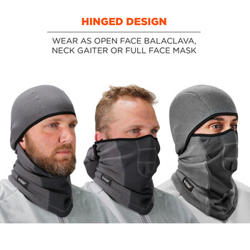 Ergodyne N-Ferno 6823 Gray Universal Fleece Cold Weather Hoods & Liners - 720476-16835