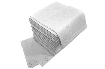 Spilfyter Z-72 White Polypropylene 24 Gal Sorbent Pad - Box - 16 Width - 18 Length