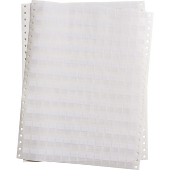 Picture of Brady Datab Clear / White Vinyl Dot Matrix DAT-30-292-1 Dot Matrix Printer Label (Main product image)