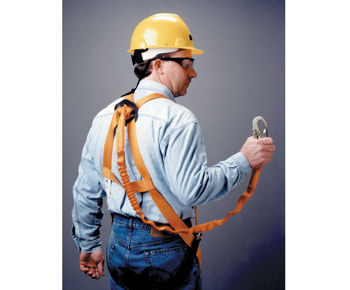 Picture of Miller Titan TK4091W Yellow Universal Vest-Style Body Harness (Main product image)