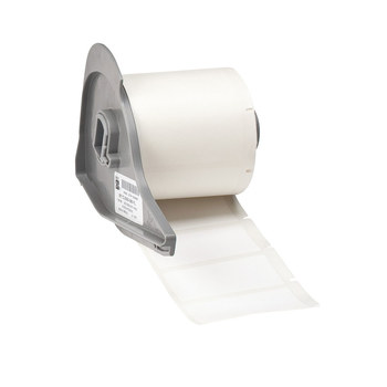 Picture of Brady White Nylon Thermal Transfer M71-78-499 Die-Cut Thermal Transfer Printer Label Roll (Main product image)