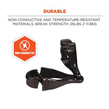 Ergodyne Squids 3400 Grabber 19112, POM, Black