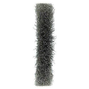 Weiler 01508 Wheel Brush - 6 in Dia - Crimped Stainless Steel Bristle
