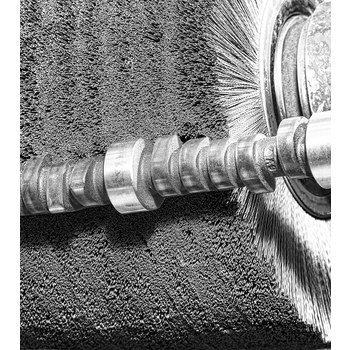 Weiler Nylox 83450 Wheel Brush - 10 in Dia - Crimped Nylon Bristle