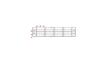 Picture of Brady Bradysleeve White Heat-Shrinkable Polyolefin Dot Matrix HSCPS-0.9-7508-WT Dot Matrix Printer Label (Main product image)