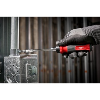 Milwaukee Hex 48-22-2904 27-in-1 Ratcheting Multi-Bit Screwdriver - 10 in - 63049