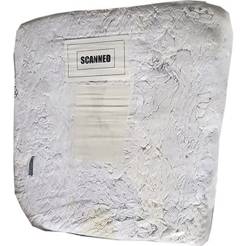 Picture of Spilfyter WR5010W-25CB Z-Rags White Cotton 25 lb T-Shirt Rags (Main product image)