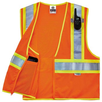Ergodyne Glowear High-Visibility Vest 8230Z 21315 - Size Large/XL - High-Visibility Orange